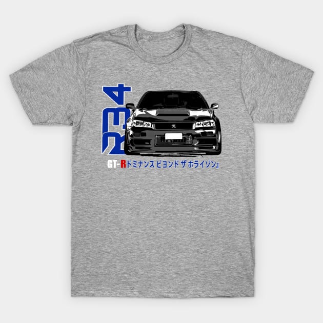 Gtr 34 nismo T-Shirt by carvict9